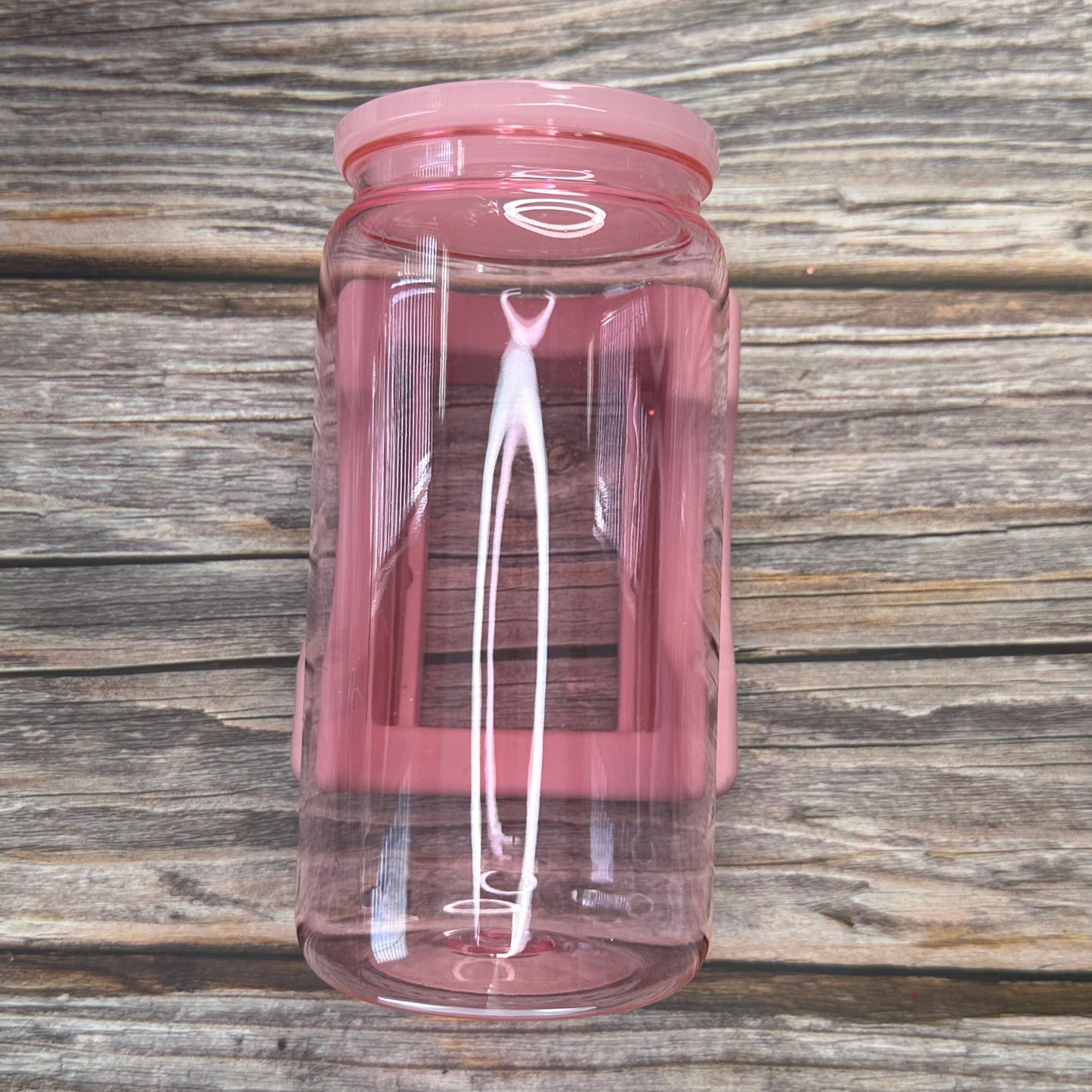 Acrylic Cups Colourful Clear with Matching Lids 16 oz