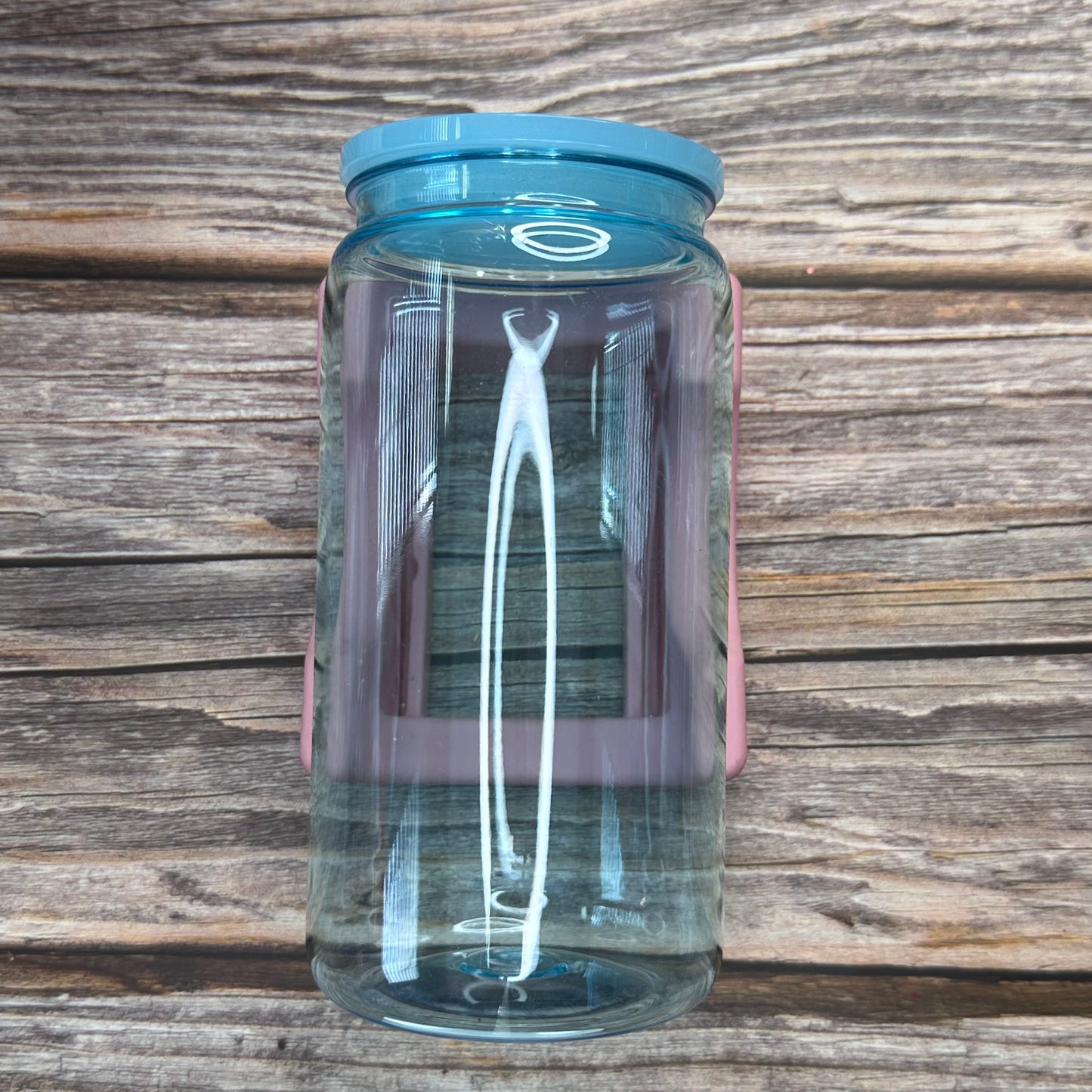 Acrylic Cups Colourful Clear with Matching Lids 16 oz